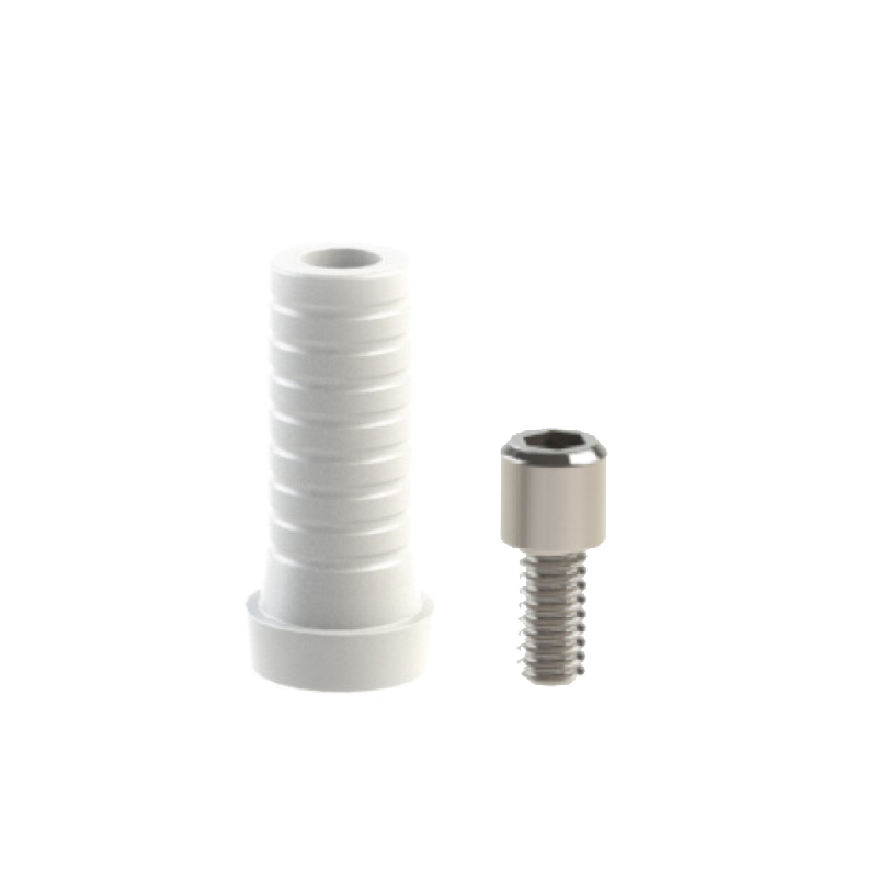 Bont-calcinabil-multi-unit-cu-surub-compatibil-cu-MIS-SEVEN®-implants Wieloczęściowy most przykręcany